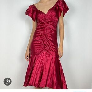 Vintage betsey johnson silk dress